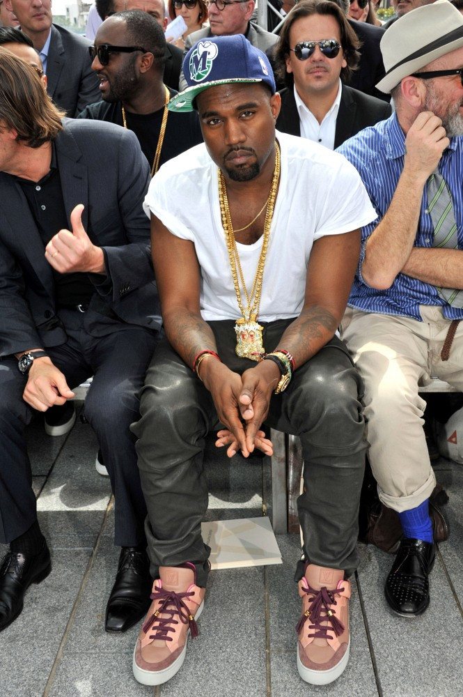 Kanye West in the Kanye West x Louis Vuitton Don 