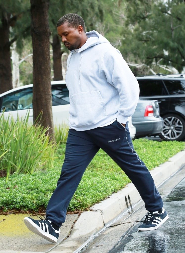 Kanye West in the Adidas Gazelle 