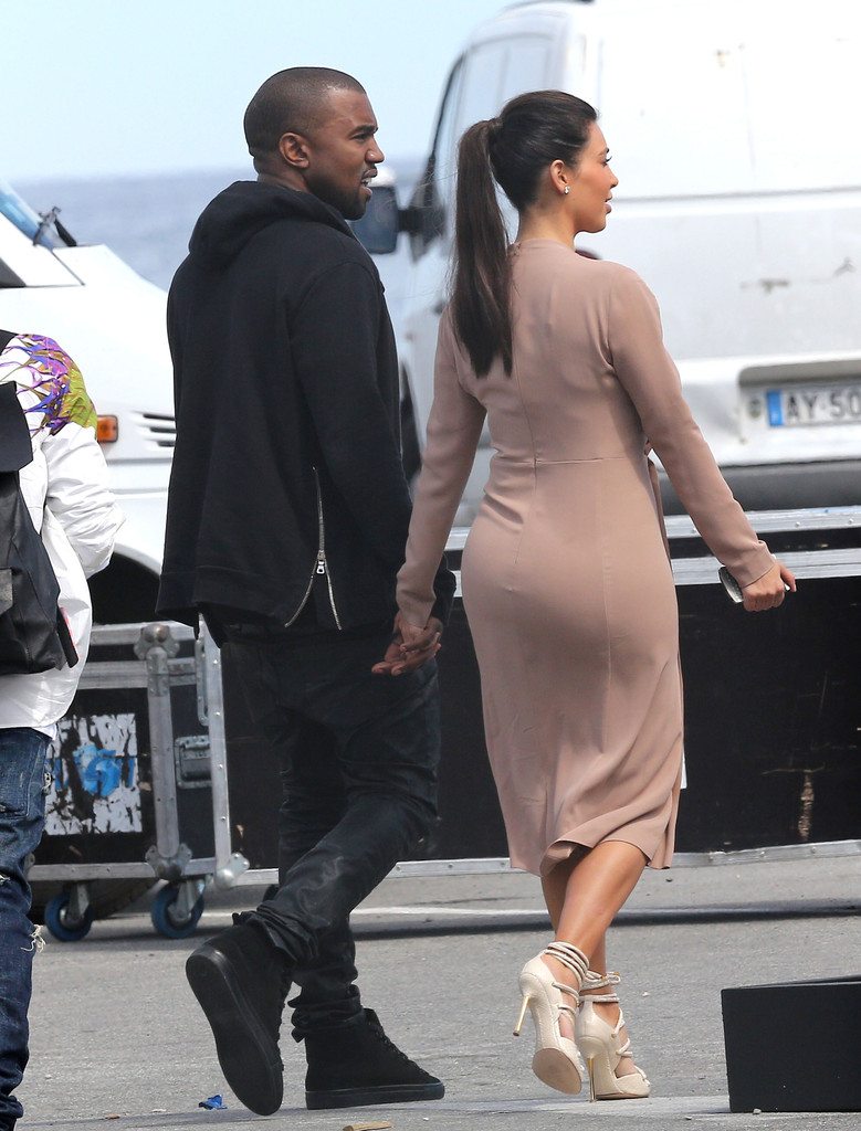 Kanye West in the Balenciaga Arena 