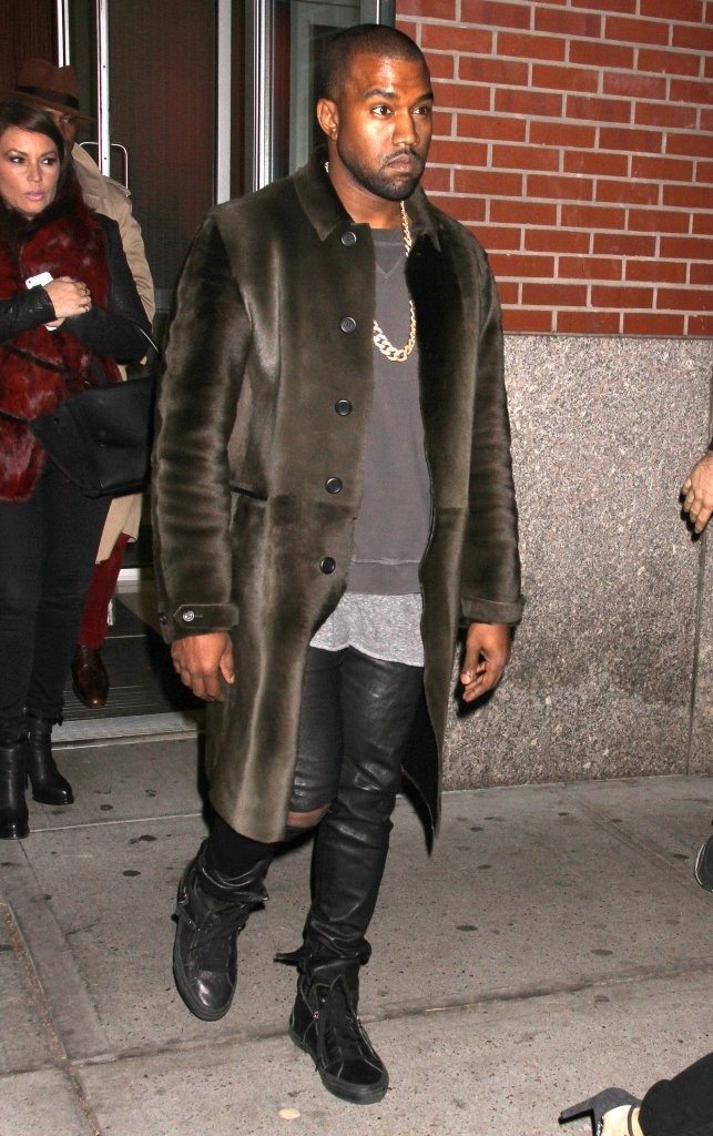 Kanye West in the Giuseppe Zanotti Sneakers 