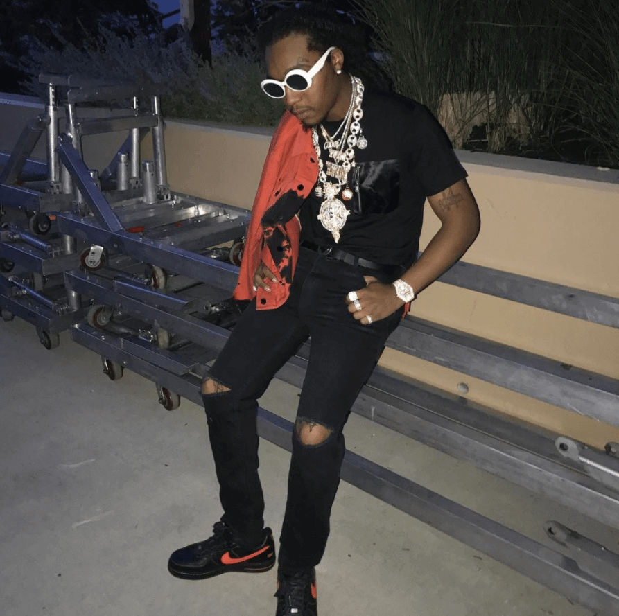 Takeoff in the VLone x NikeLab Air Force 1 Low 