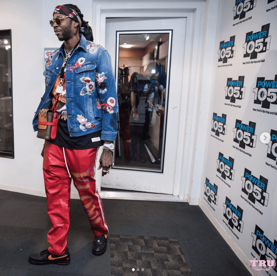 2 Chainz in the Vlone x NikeLab Air Force 1 Low