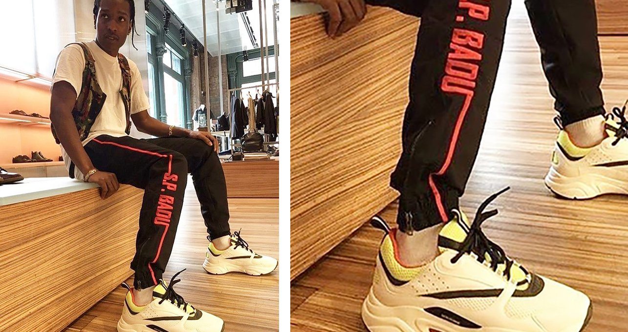 Asap Rocky in the Dior Sneakers 