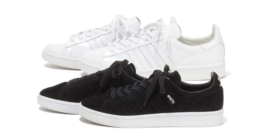 White Mountaineering x adidas Campus 80s Monochrome Pack