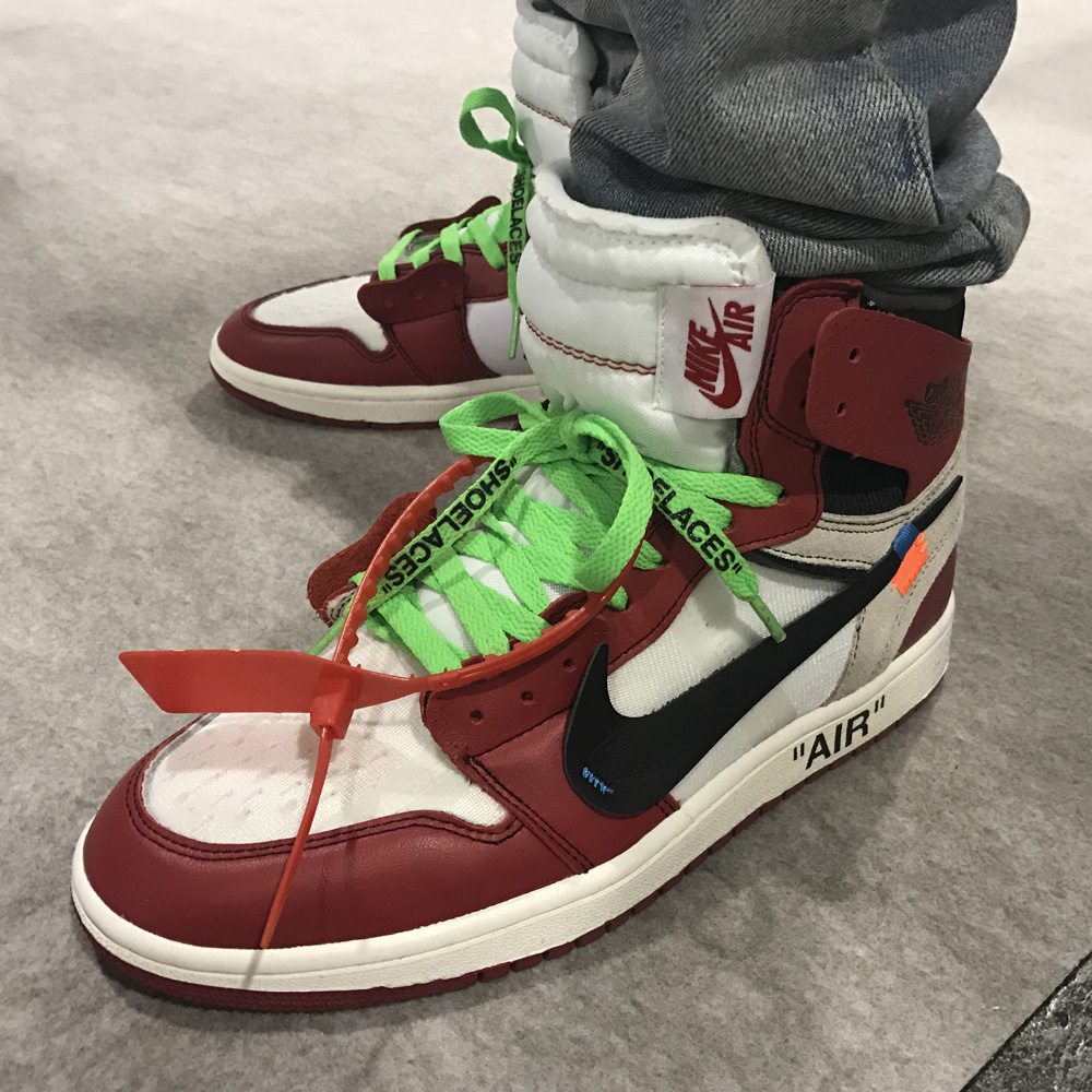 Agenda Report // An On-Foot Look at the Off-White x Air Jordan 1 | Nice ...