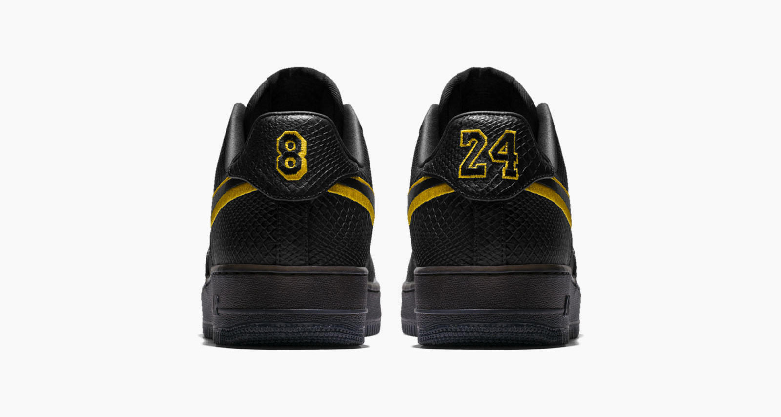 cooper nike air force hi black boots kids size 3 Premium iD "Kobe"