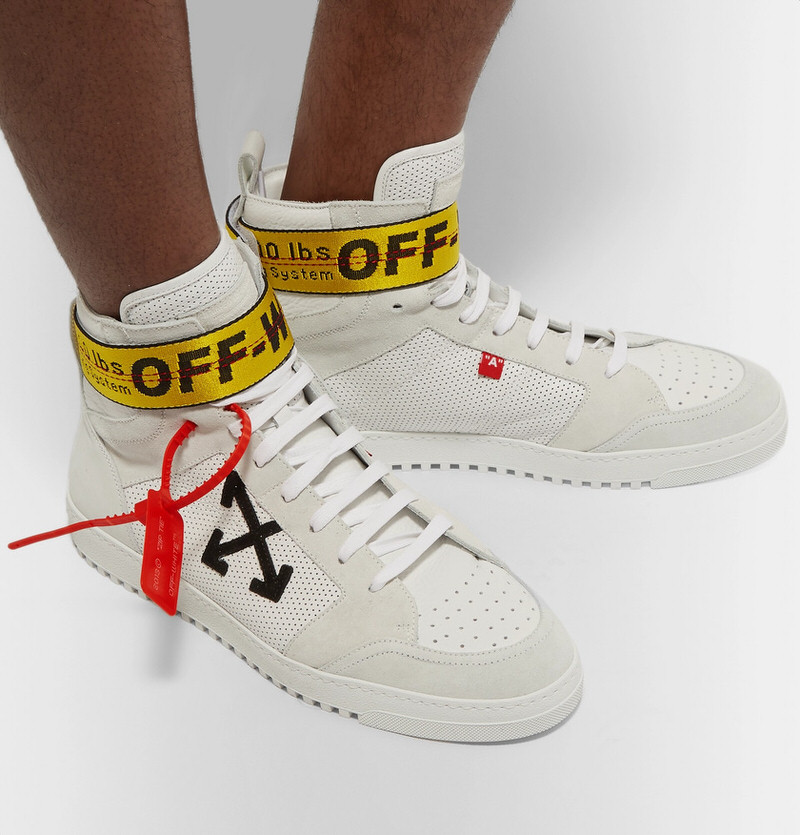 off white industrial high top sneaker