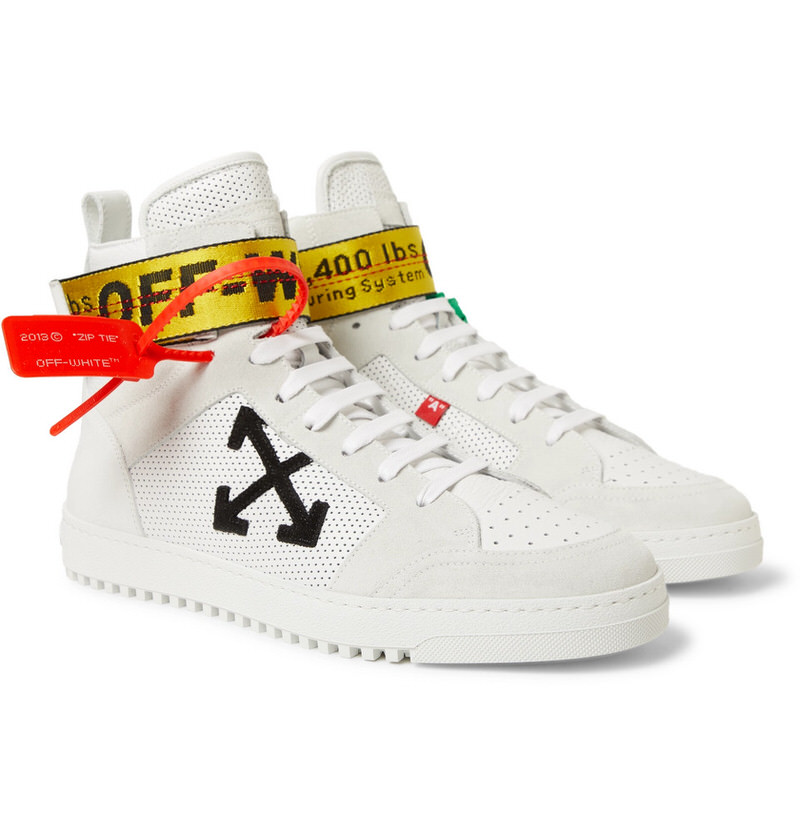 off white industrial high top sneaker