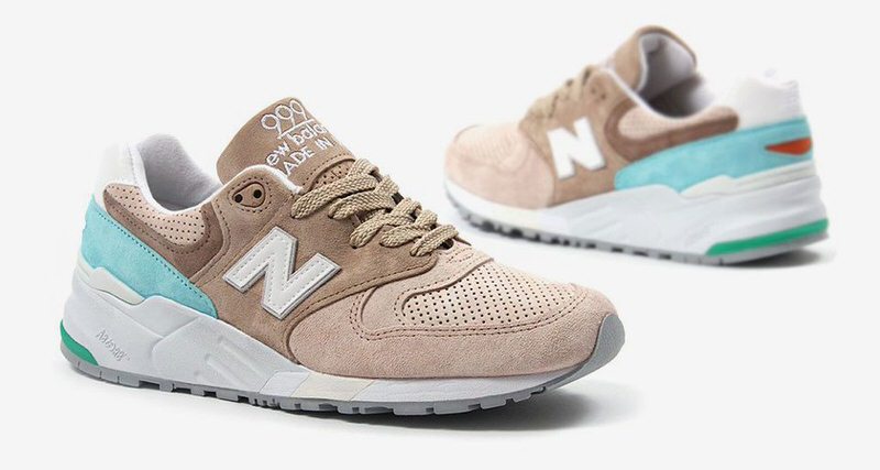 new balance 999 beige and blue