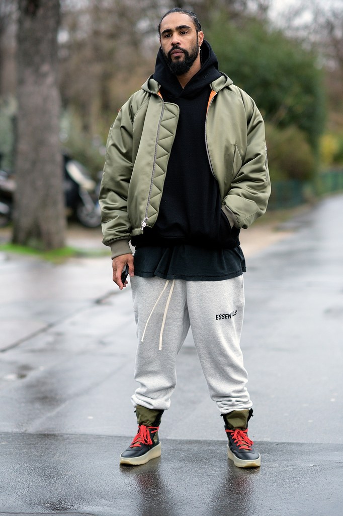 Jerry Lorenzo Spotted Rocking The Nike Air Fear Of God Moccasin