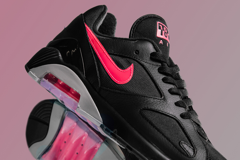 Nike Air Max 180 Black/Pink Blast // Available Now | Nice Kicks