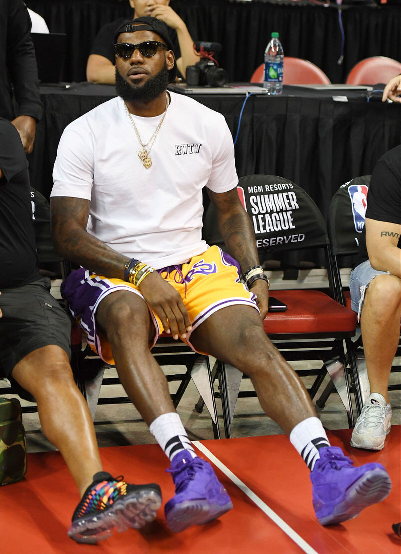 Just Don Lakers shorts- Worn by LebronJames! 