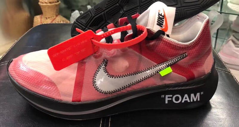 nike off white x zoom fly