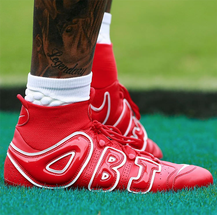 Odell Beckham Jr.'s Custom Supreme x Louis Vuitton x Nike Cleats for the  Pro Bowl