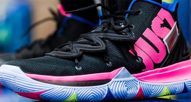 kyrie 5 pink just do it