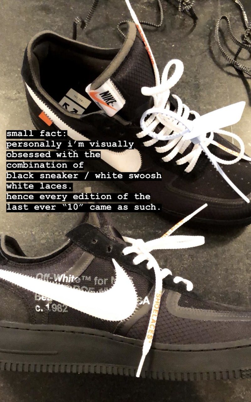 Virgil Abloh and Nike Present: “The Ten”