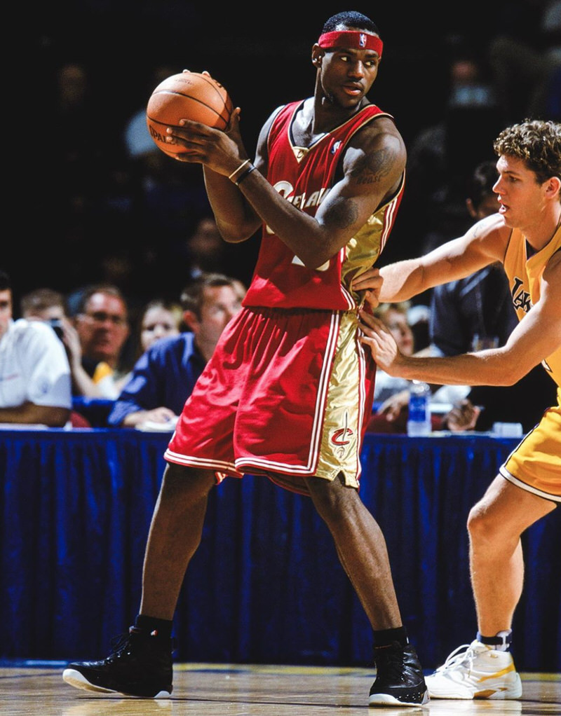A History of LeBron James Wearing Air Jordans | Nice Kicks