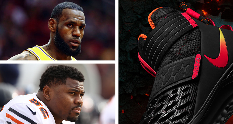 How LeBron James Inspired Khalil Mack's New Nike Football Cleats | Nice ...