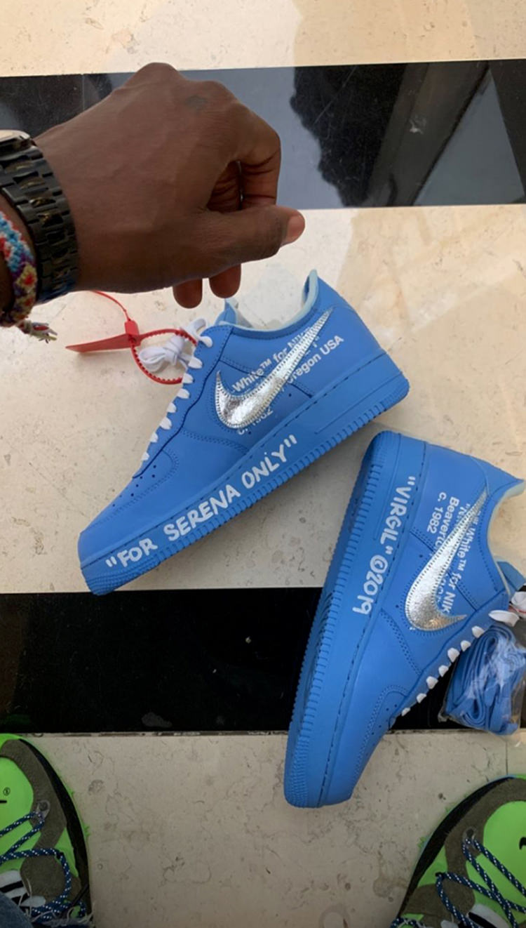 off white air force 1 low blue