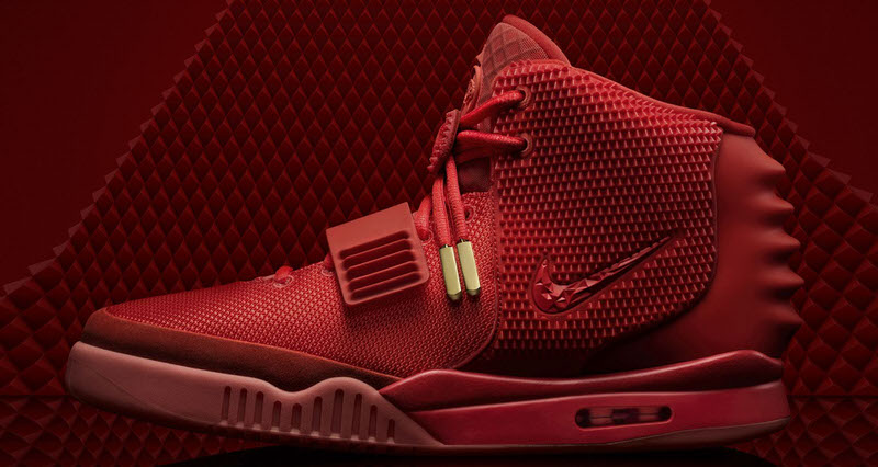 the nike air yeezy 2 red october