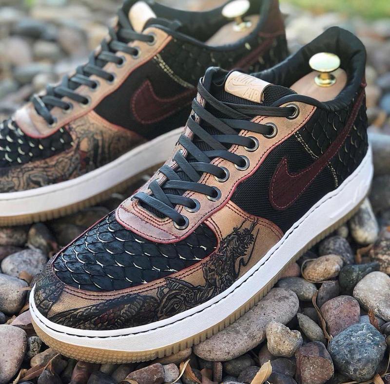 Nike Air Force 1 Low Samurai Custom is the Definition of Luxury
