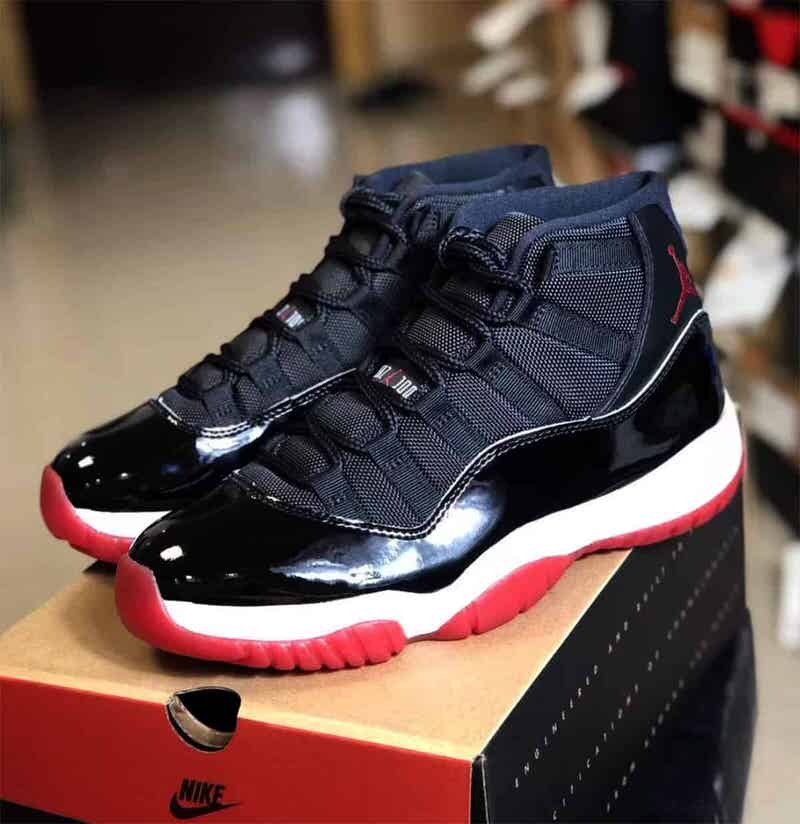 bred 11s green