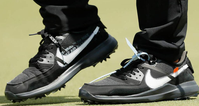 A Closer Look at Brooks Koepka's Off-White x Nike Golf Cleats