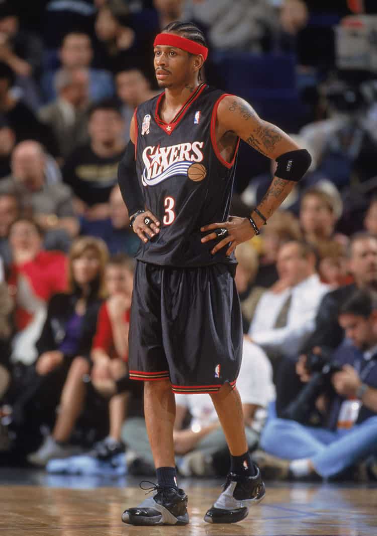 allen iverson baggy shorts