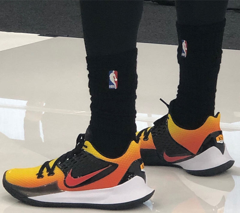 kyrie low 2 sunset on feet