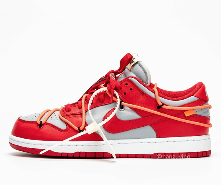 Off White x Nike Dunk Low UNLV Release 