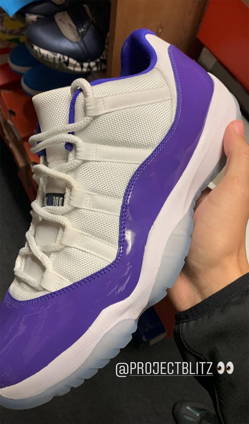 purple 11s jordans