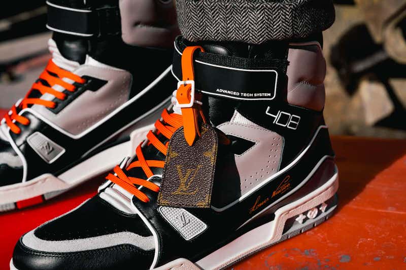 How Virgil Abloh's City Series Louis Vuitton Trainers Look On Foot, ShinShops