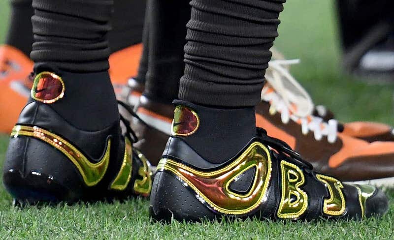 Check Out Odell Beckham Jr.'s Cleats Inspired By The atmos x Nike Air Max 1  •