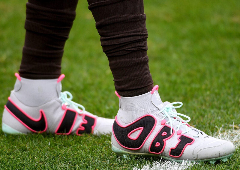 Detailed Look at OBJ's Joker-Inspired PE Cleats