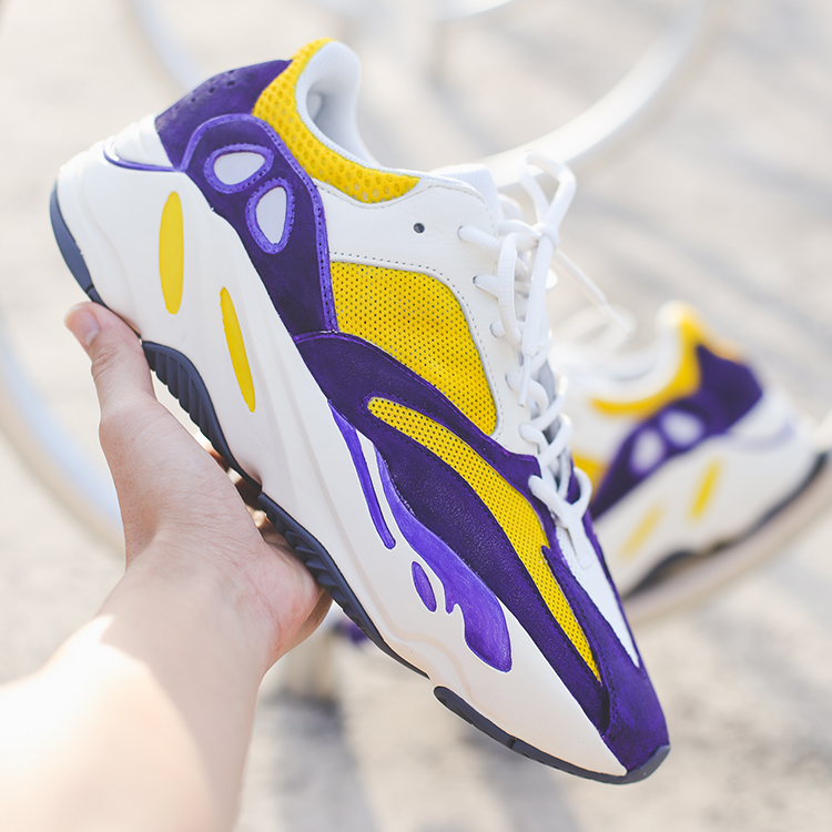 adidas, Shoes, Yeezy Boost 35 V2 Lakers Custom