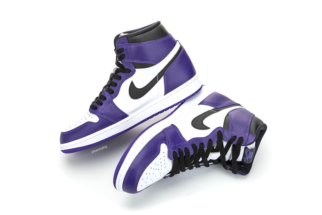 How The Air Jordan 1 High Court Purple Looks On Foot Nice Kicks