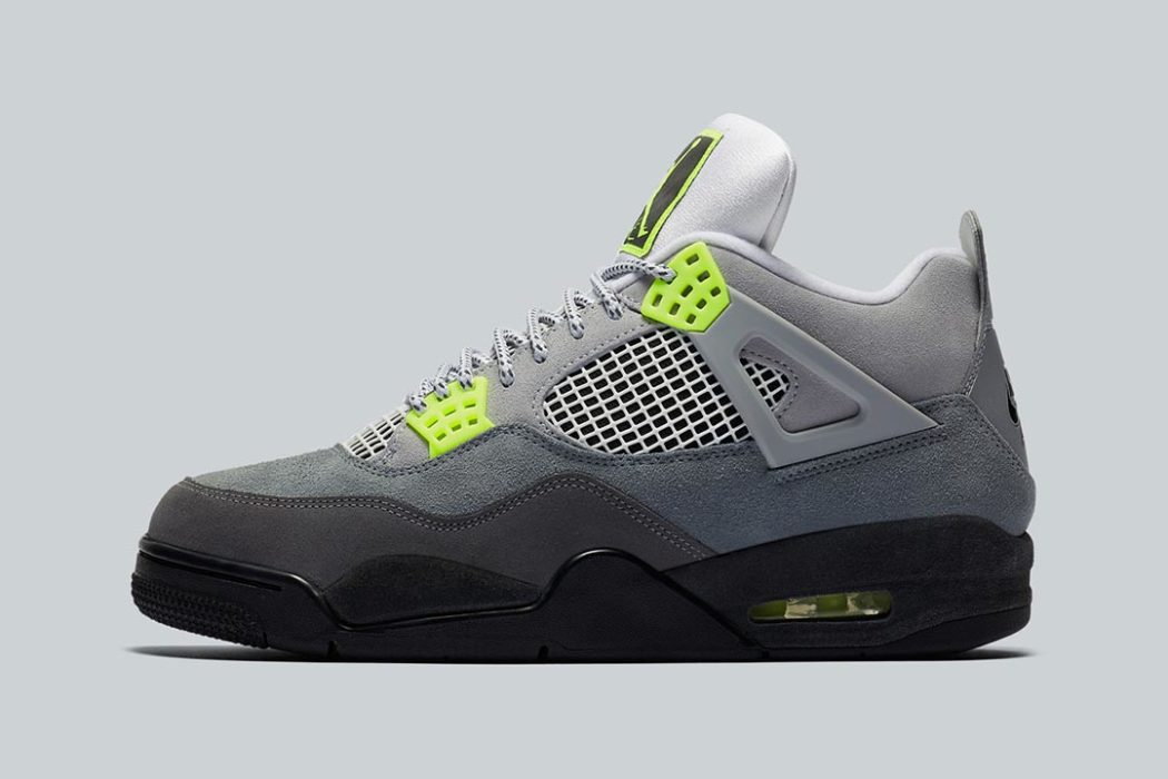 nike air jordan 4 retro se neon