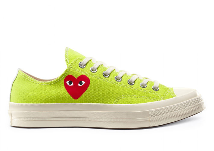 green converse cdg