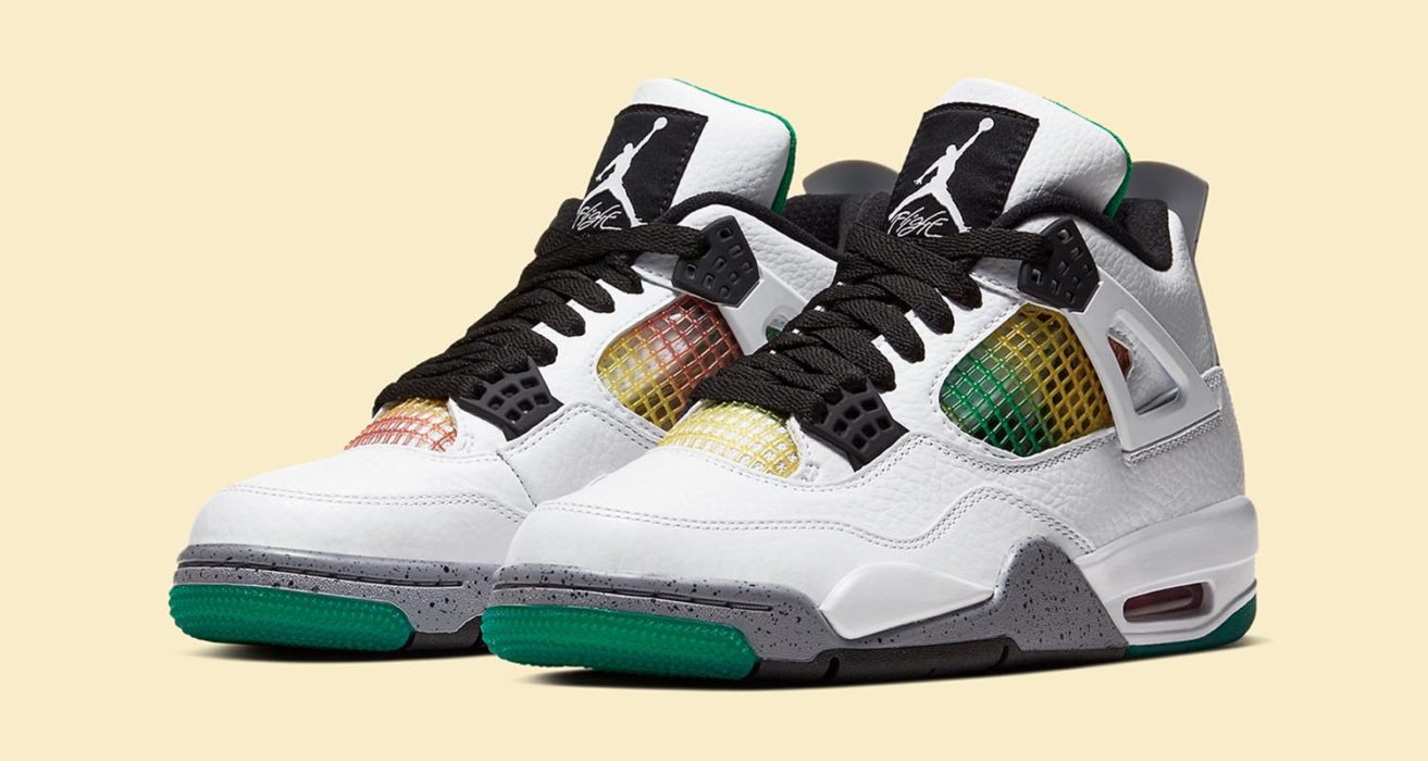 Air Jordan 4 Retro 2024 Release Dates Colorways Nice Kicks   WMNS Air Jordan 4 Retro Rasta AQ9129 100 Release Date 00 1313x700 