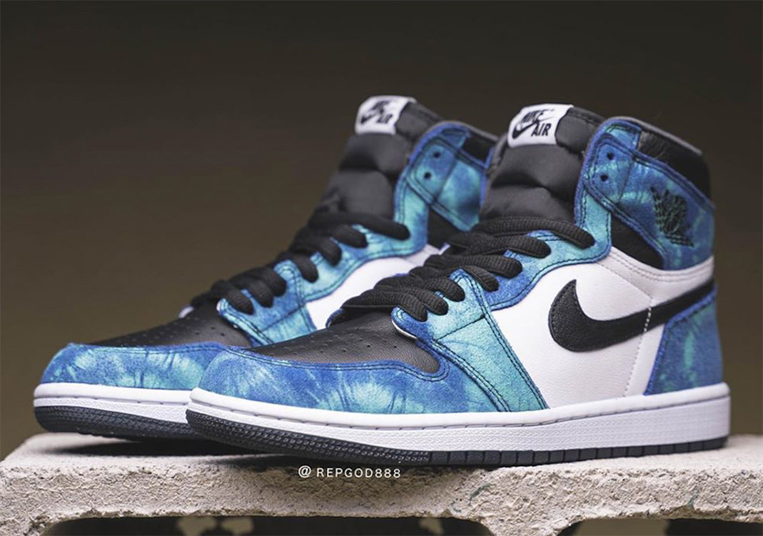 jordan 1 tie dye blue