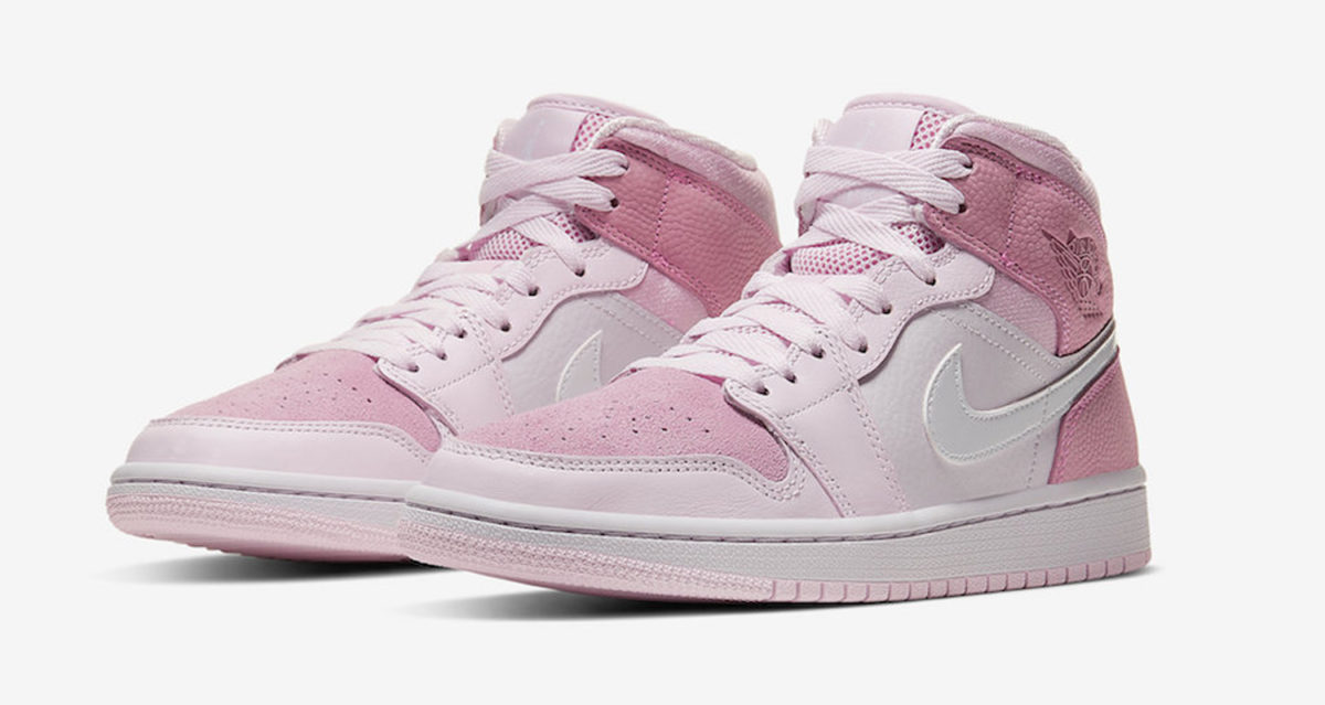 the new pink and white jordans