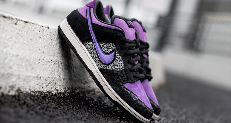 nike sb dunk low purple safari