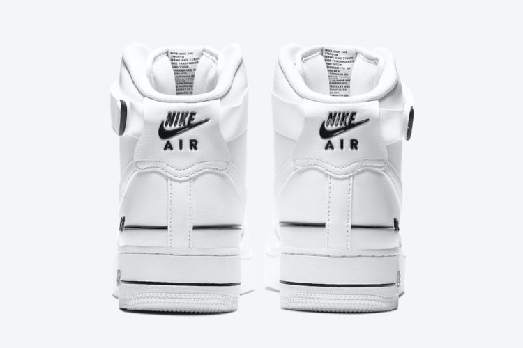 Nike Air Force 1 '07 LV8 3 Double Air White Black Men Size 15 CJ1379-100
