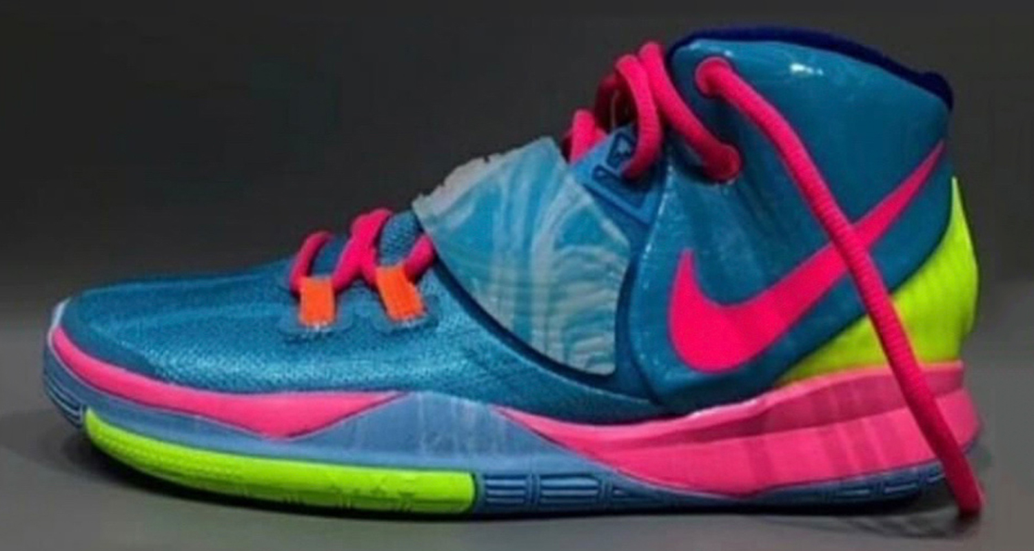 kyrie 5 blue and pink