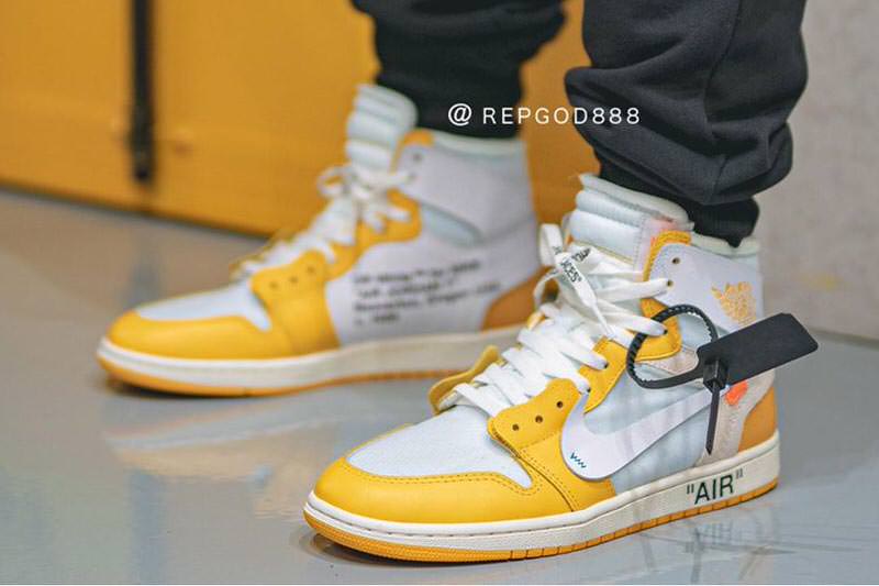 OFF WHITE AIR FORCE 1 CANARY YELLOW 💛 💛💛 ON FEET REP REVIEW 🐥 @kickmax0  