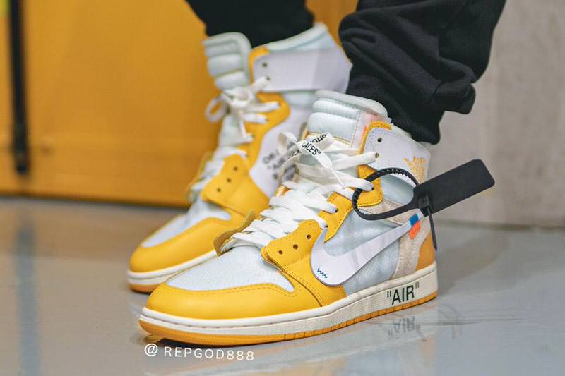 jordan 1 off white canary yellow release date