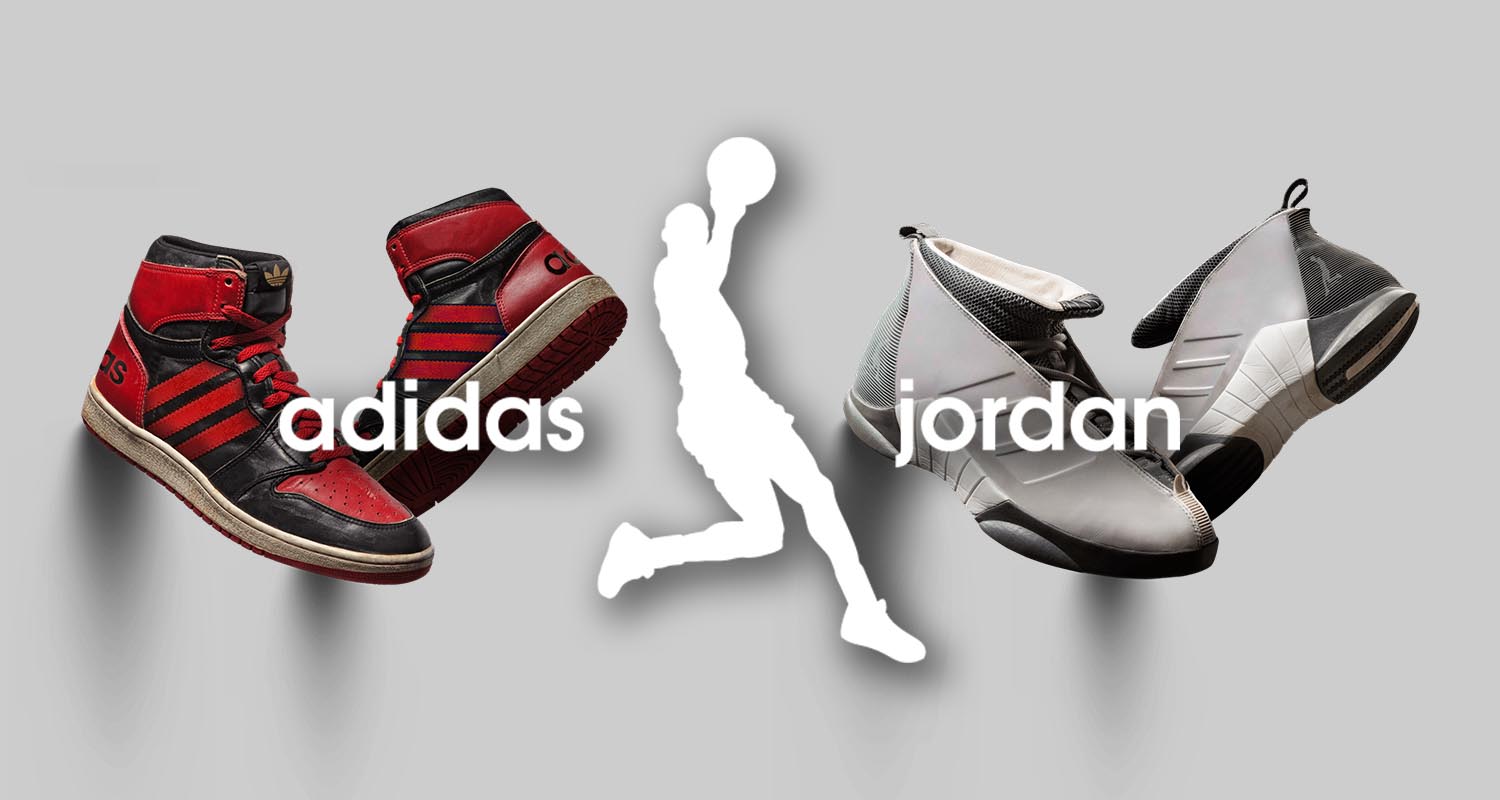 adidas and jordans