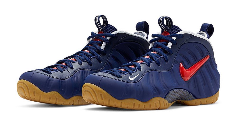 red white and blue foamposite