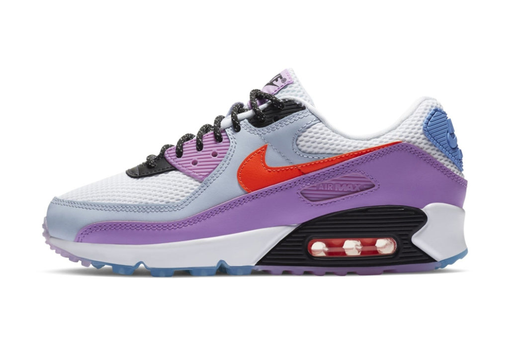 nike air max 90 purple and teal