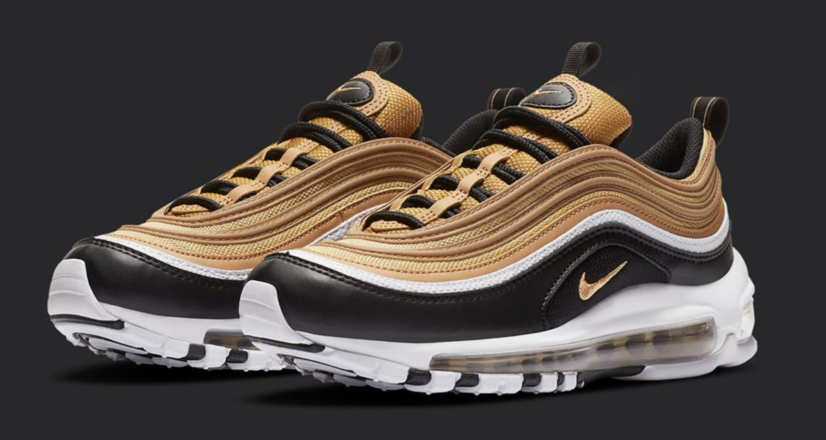 nike air 97 black and gold